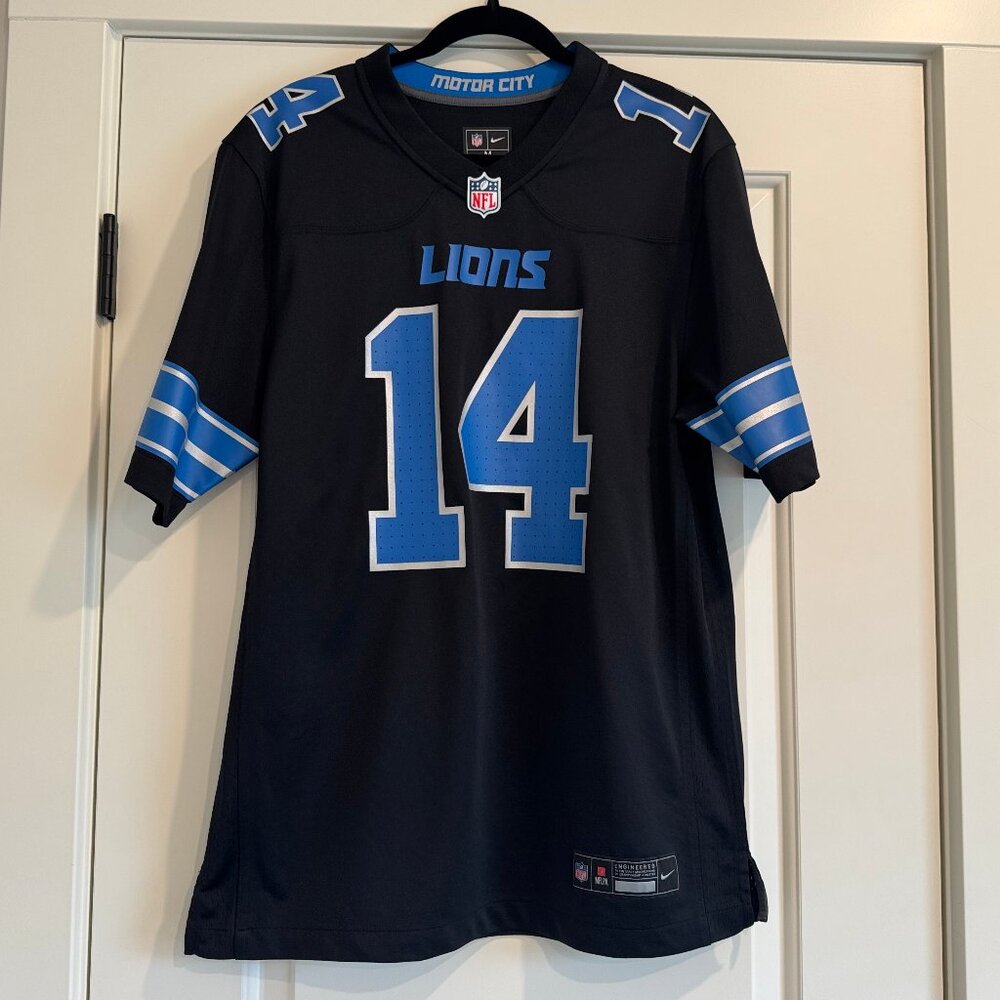 Nike Detroit Lions Amon-Ra St. Brown #14 Jersey (Men’s Medium) - Black